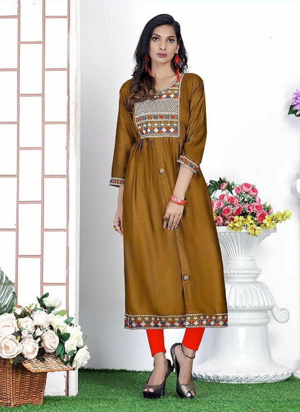 Beauty Queen Blue Bell New Exclusive Wear Designer Fancy Kurti Collection